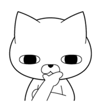 Out of the cat is always a straight face sticker #12937493