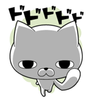 Out of the cat is always a straight face sticker #12937496