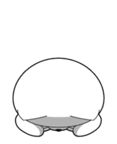 Out of the cat is always a straight face sticker #12937497