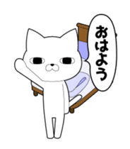 Out of the cat is always a straight face sticker #12937498