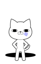 Out of the cat is always a straight face sticker #12937500