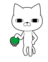 Out of the cat is always a straight face sticker #12937501