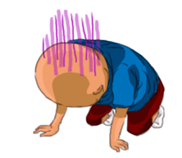 daily life of calvo sticker #12937806