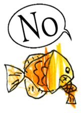 Smiling Fish sticker #12937968