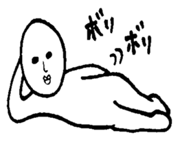 Scruffy guy sticker #12938269