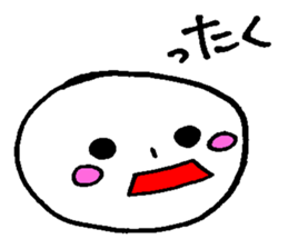 Scruffy guy sticker #12938276