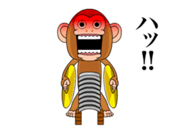 Cymbal monkey/Animated 3 sticker #12938519