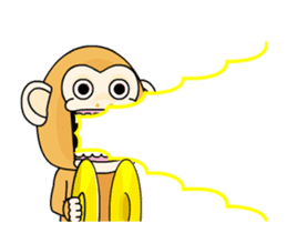 Cymbal monkey/Animated 3 sticker #12938520