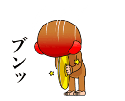 Cymbal monkey/Animated 3 sticker #12938527
