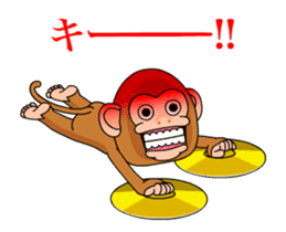 Cymbal monkey/Animated 3 sticker #12938528