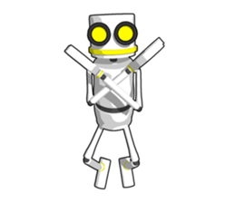 Robot No. 0 sticker #12938941