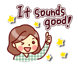 Cute stickers for women and girls.Second sticker #12939172