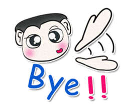 My name is Kato.^__^ sticker #12939272