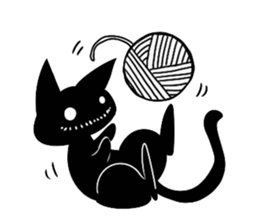 Shadow cat2 sticker #12939435