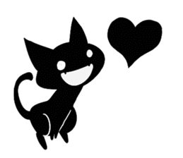 Shadow cat2 sticker #12939436