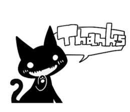 Shadow cat2 sticker #12939437