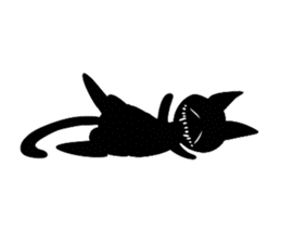 Shadow cat2 sticker #12939451