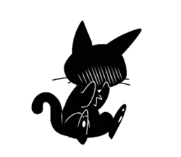 Shadow cat2 sticker #12939460