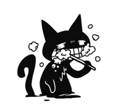 Shadow cat2 sticker #12939463