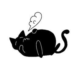 Shadow cat2 sticker #12939469