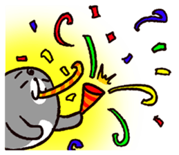 Shiruki The round seal sticker #12939474