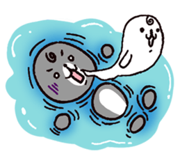 Shiruki The round seal sticker #12939476