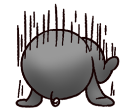 Shiruki The round seal sticker #12939477