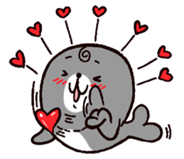 Shiruki The round seal sticker #12939490