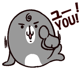 Shiruki The round seal sticker #12939495