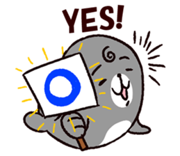 Shiruki The round seal sticker #12939496