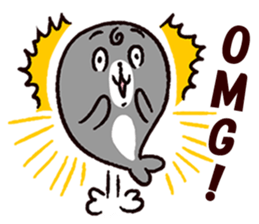 Shiruki The round seal sticker #12939498