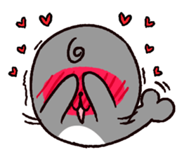 Shiruki The round seal sticker #12939503