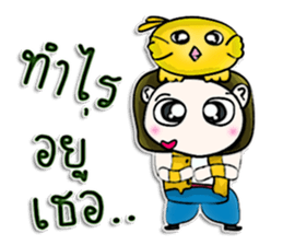 Hello! My name is Makoto. I love bird.^^ sticker #12941151