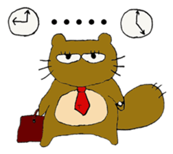 tanuki days sticker #12941308