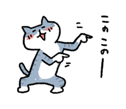 It is a sticker of cat type B{ 3 } sticker #12941357