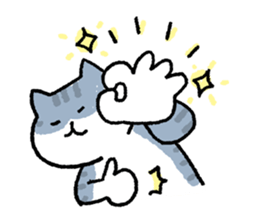 It is a sticker of cat type B{ 3 } sticker #12941359