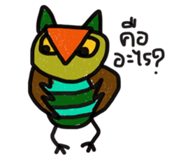 Owl Hook sticker #12941614