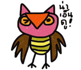 Owl Hook sticker #12941616