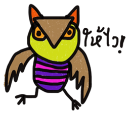 Owl Hook sticker #12941625