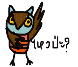 Owl Hook sticker #12941631