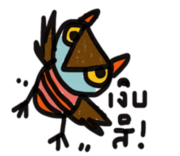 Owl Hook sticker #12941636