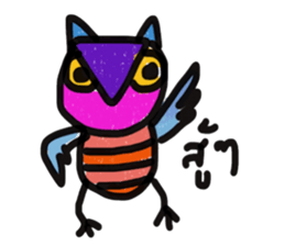 Owl Hook sticker #12941642