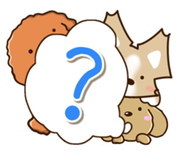 Three dogs Sticker sticker #12942676