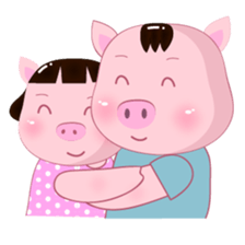 Pompam & Pookpik PigLover sticker #12942806