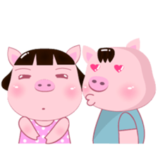 Pompam & Pookpik PigLover sticker #12942808
