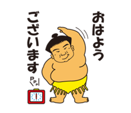 Japanese somo wrestler's sticer sticker #12942968