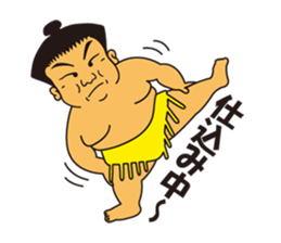 Japanese somo wrestler's sticer sticker #12942974