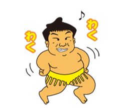 Japanese somo wrestler's sticer sticker #12942978