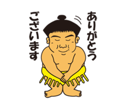 Japanese somo wrestler's sticer sticker #12942980