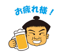 Japanese somo wrestler's sticer sticker #12942984